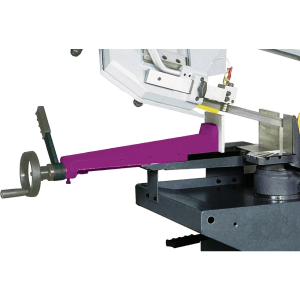 Torno de aperto com volante e braço magenta da serra Optimum S 210G