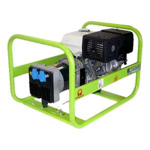 Gerador Pramac E5000 verde com motor Honda