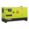 Gerador Pramac GSW65P em canópia insonorizada verde