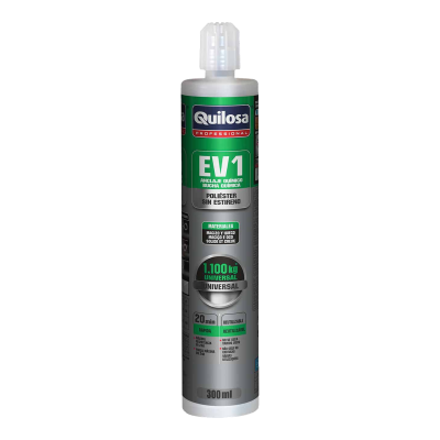 Bucha química Quilosa EV1 em cartucho de 300 ml