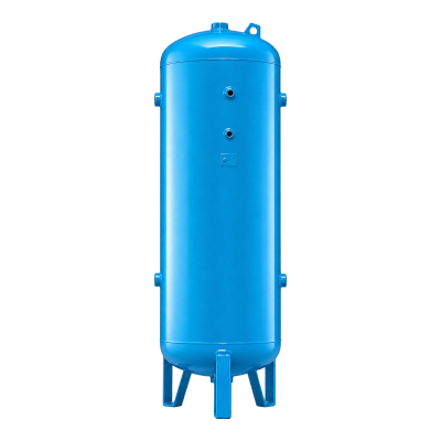 Depósito de ar comprimido Schneider vertical de 270 L, azul