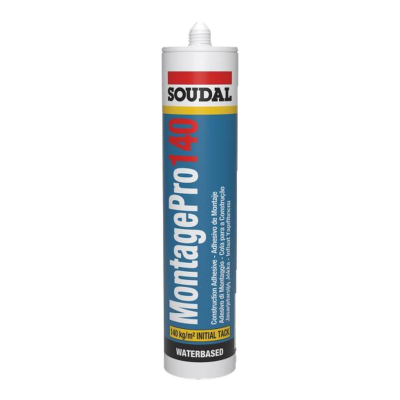 Cola de montagem Soudal Montagepro 140 em cartucho