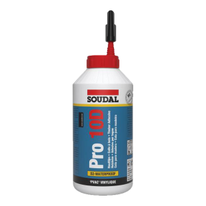 Cola branca para madeira Soudal Pro 10D em frasco