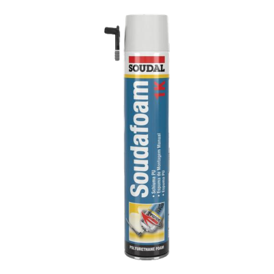 Espuma de poliuretano Soudal Soudafoam 1K em aerossol
