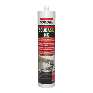 Silicone neutro Soudal Soudasil NX em cartucho