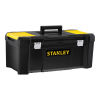 Caixa de ferramentas Stanley Essential de 26" preta e amarela