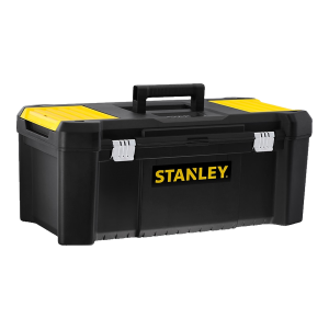 Caixa de ferramentas Stanley Essential de 26" preta e amarela