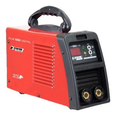 Máquina de soldar Stayer Inverter 200 GE DIG K vermelha